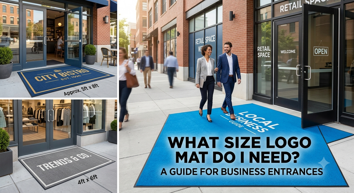 What Size Logo Mat Do I Need? A Guide for Business Entrances